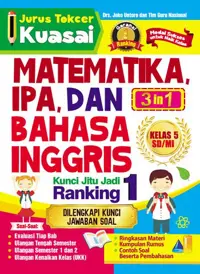 Jurus Tokcer Kuasai Matematika, IPA, dan Bahasa Inggris Kelas 5 SD/MI — Drs. Joko Untoro — sampul