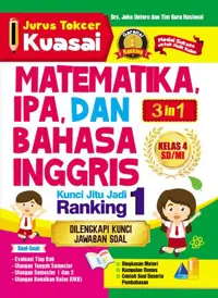 Jurus Tokcer Kuasai Matematika,IPA, dan Bahasa Inggris Kelas 4 SD/MI — Drs. Joko Untoro — sampul