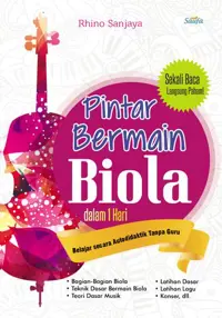 Pintar Bermain Biola Dalam 1 Hari — Rhino Sanjaya — sampul