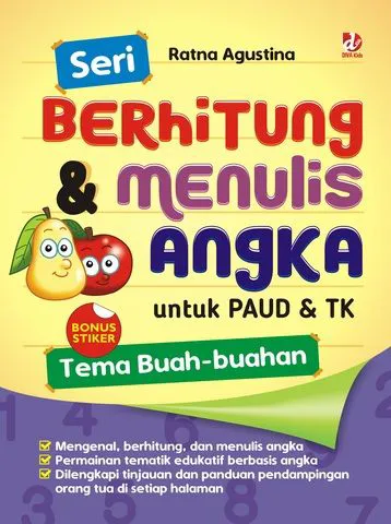 Buku Seri Berhitung Menulis Angka untuk Paud dan TK oleh Ratna Agustina
