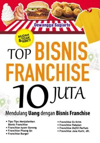 Top Bisnis Franchise 10 Juta — Dewangga Sugiarto — sampul