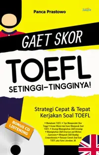 Gaet Skor TOEFL Setingg-Tingginya! (Bonus CD) — Panca Prastowo — sampul