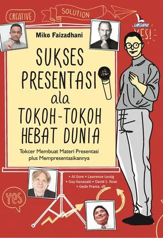 Buku Sukses Presentasi ala Tokoh-Tokoh Hebat Dunia oleh Miko Faizadhani