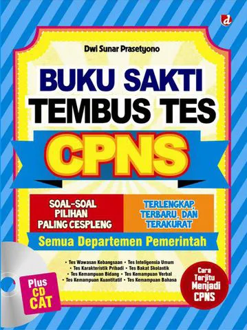 Buku Buku Sakti Tembus Tes CPNS oleh Dwi Sunar Prasetyono
