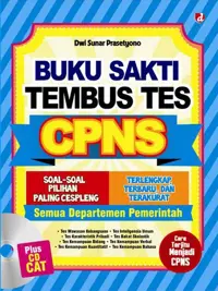 Buku Sakti Tembus Tes CPNS — Dwi Sunar Prasetyono — sampul