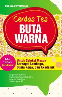 Cerdas Tes Buta Warna — Dwi Sunar Prasetyono — sampul