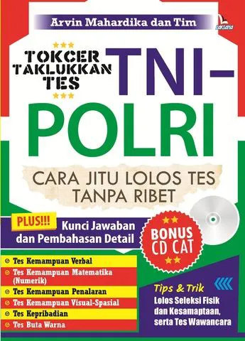 Buku Tokcer Taklukkan Tes TNI-POLRI (bonus CD CAT) oleh Alvin Mahardika, Tim