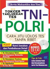 Tokcer Taklukkan Tes TNI-POLRI (bonus CD CAT) — Alvin Mahardika — sampul