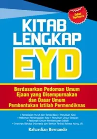 Kitab Lengkap EYD — Rahardian Bernando — sampul