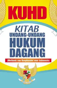 KUHD Kitab Undang-Undang Hukum Dagang — Undang-Undang — sampul