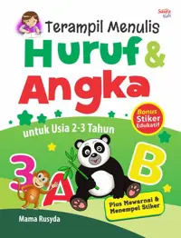 Terampil Menulis Huruf & Angka Untuk Usia 2-3 Tahun — Mama Rusyda — sampul