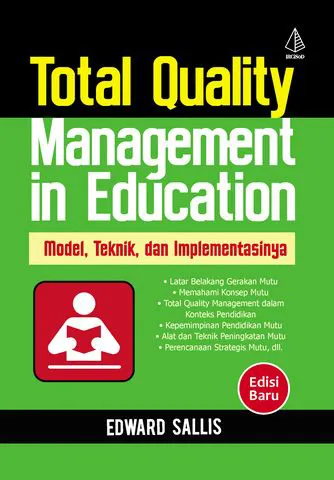 Buku Total Quality Management in Education; Model, Teknik, dan Implementasinya oleh Edward Sallis