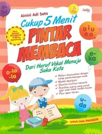 Cukup 5 Menit Pintar Membaca — Ainini Adi Seta — sampul