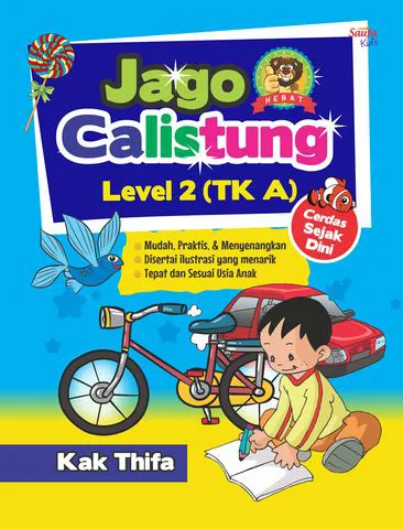 Buku Jago Calistung Level 2 (TK A) oleh Kak Thifa