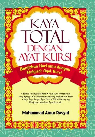 Buku Kaya Total Dengan Ayat Kursi oleh Muhammad Ainur Rasyid