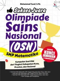 Sukses Juara Olimpiade Sains Nasional (OSN) SMP Matematika — S.Pd. — sampul