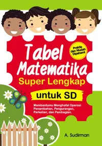 Tabel Matematika Super Lengkap Untuk SD — A. Sudirman — sampul