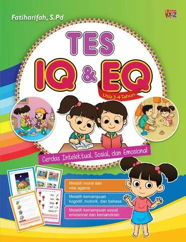Buku Tes IQ & EQ Untuk Usia 3-4 Tahun oleh S.Pd, Fatiharifah