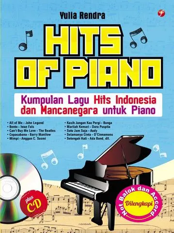 Buku Hits Of Piano (+CD) oleh Yulia Rendra