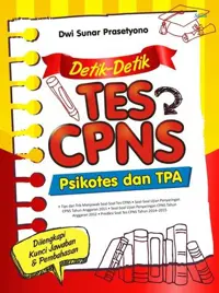 Detik-Detik Tes CPNS — Dwi Sunar Prasetyono — sampul