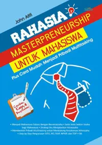 Rahasia Masterpreneurship Untuk Mahasiswa — John Afifi — sampul