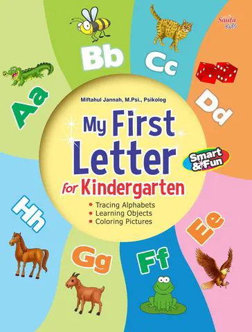 Buku My First Letter for Kindergarten oleh M.Psi., Psikolog, Miftahul Jannah