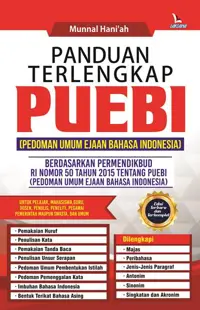 Panduan Terlengkap PUEBI (Pedoman Umum Ejaan Bahasa Indonesia) — Munnal Hani'ah — sampul