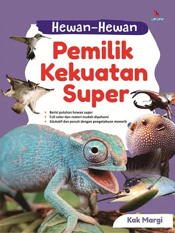 Buku Hewan-Hewan Pemilik Kekuatan Super oleh Kak Margi