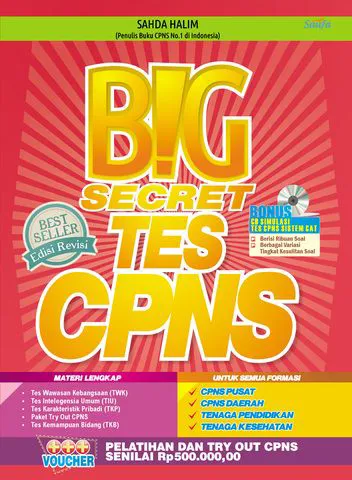 Buku Big Secret Tes CPNS oleh Sahda Halim