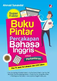 Buku Pintar Percakapan Bahasa Inggris untuk Perkantoran — Ahmad Sunandar — sampul