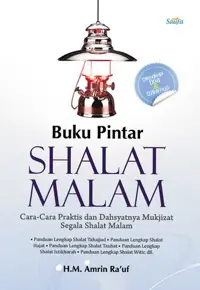 Buku Pintar Shalat Malam — H.M Amrin Ra'uf — sampul