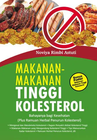 Buku Makanan-Makanan Tinggi Kolesterol oleh Noviya Rimbi Astuti