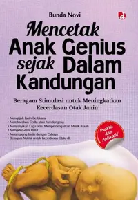 Mencetak Anak Genius sejak Dalam Kandungan; Beragam Stimulasi Untuk Meningkatkan Kecerdasan Otak Janin — Bunda Novi — sampul