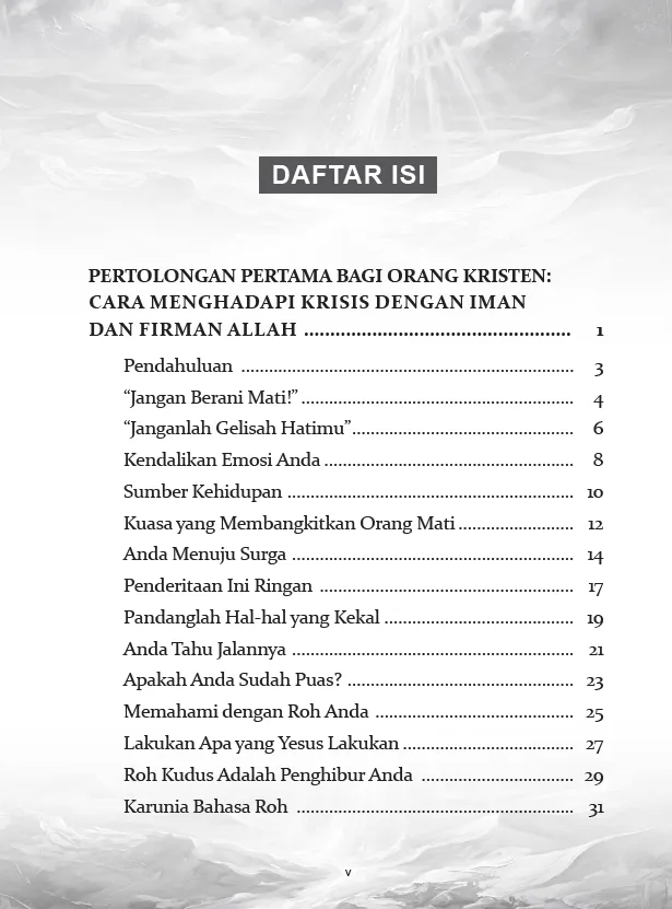 Buku Pertolongan Pertama Bagi Orang Kristen oleh Andrew Wommack