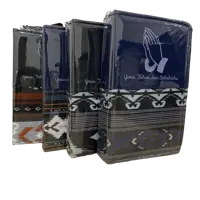 Sampul Cover Alkitab Kristen Katolik Ukuran Besar 062 - KJ Kidung Jemaat XL  Motif Jeans Batik — sampul