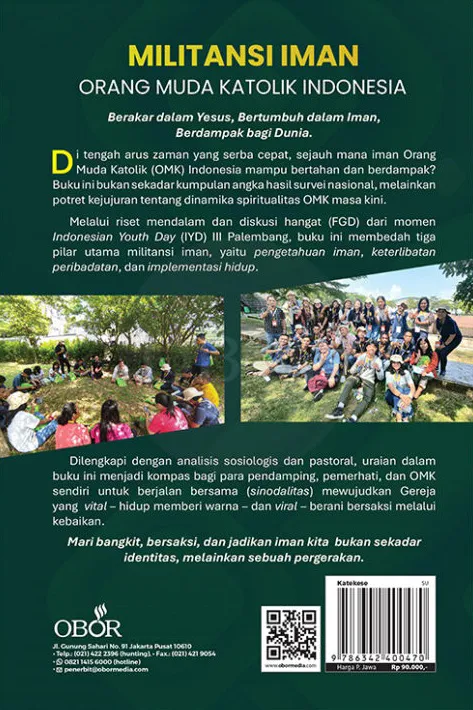 Buku Militansi Iman Orang Muda Katolik oleh Tim Peneliti Komisi Kepemudaan KWI