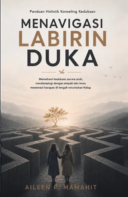 Buku Menavigasi Labirin Duka: Panduan Holistik Konseling Kedukaan oleh Aileen P. Mamahit