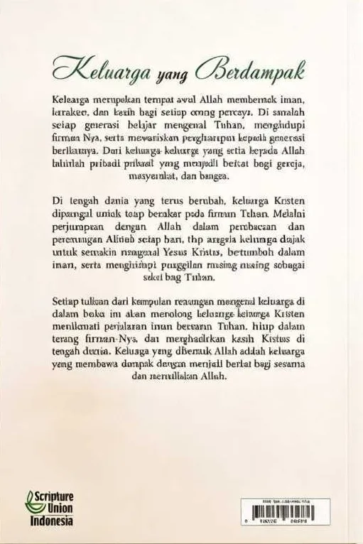 Buku Keluarga yang Berdampak - Mengubah Dunia dari Rumah oleh Aksi Bali