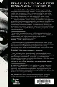 Buku Kesalahan Membaca Alkitab dengan Mata Individualis oleh E. Randolph Richards, Richard James — gambar 2