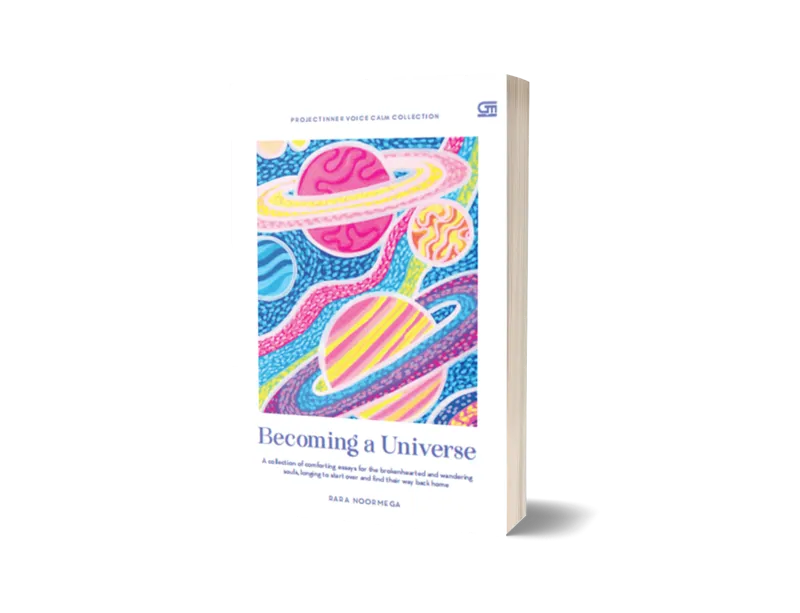 Buku Becoming a Universe oleh Rara Noormega