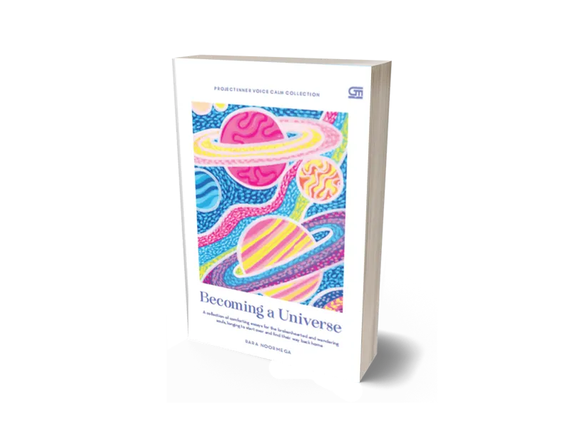 Buku Becoming a Universe oleh Rara Noormega