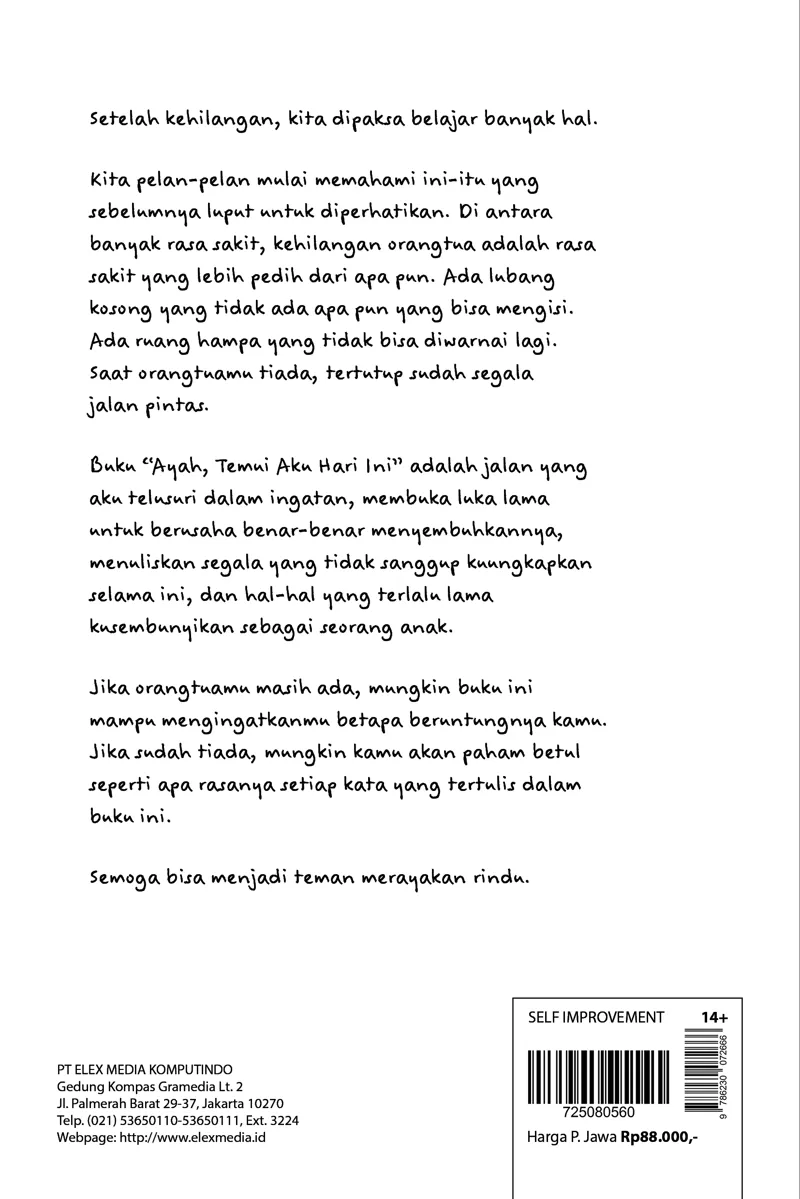 Buku Ayah, Temui Aku Hari Ini oleh Yusrina Sri