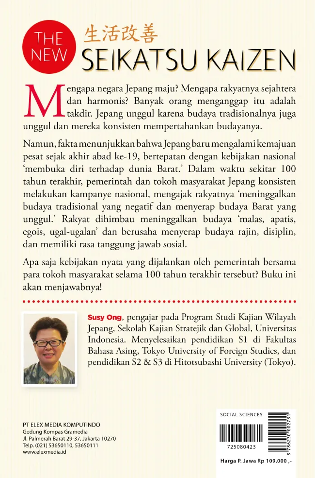 Buku The New Seikatsu Kaizen: Reformasi Pola Hidup Jepang oleh Susy Ong