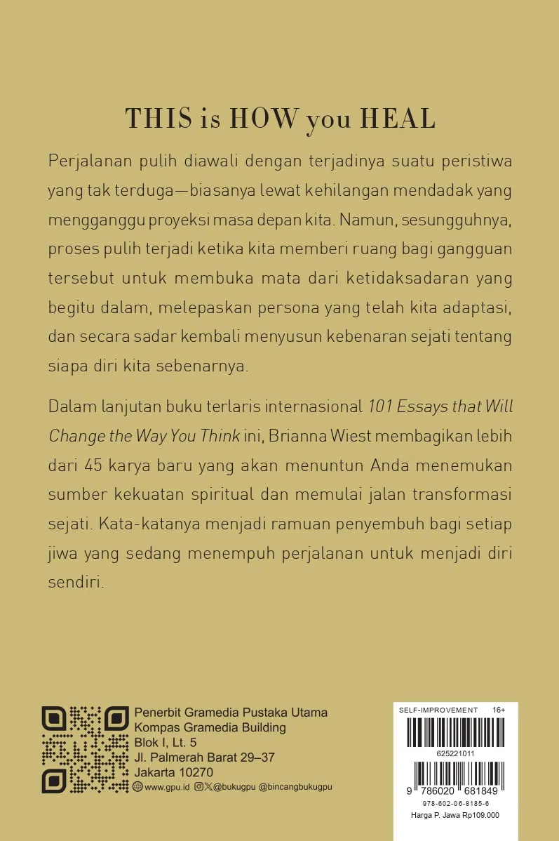 Buku This is How You Heal oleh Brianna Wiest