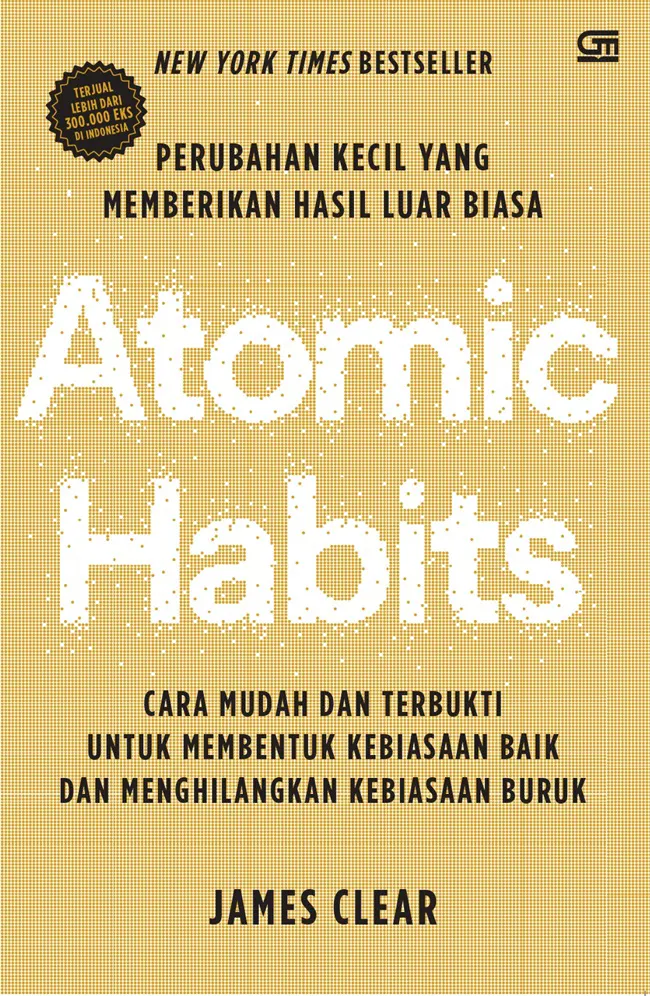 Buku Atomic Habits (Edisi Sampul Emas) oleh James Clear